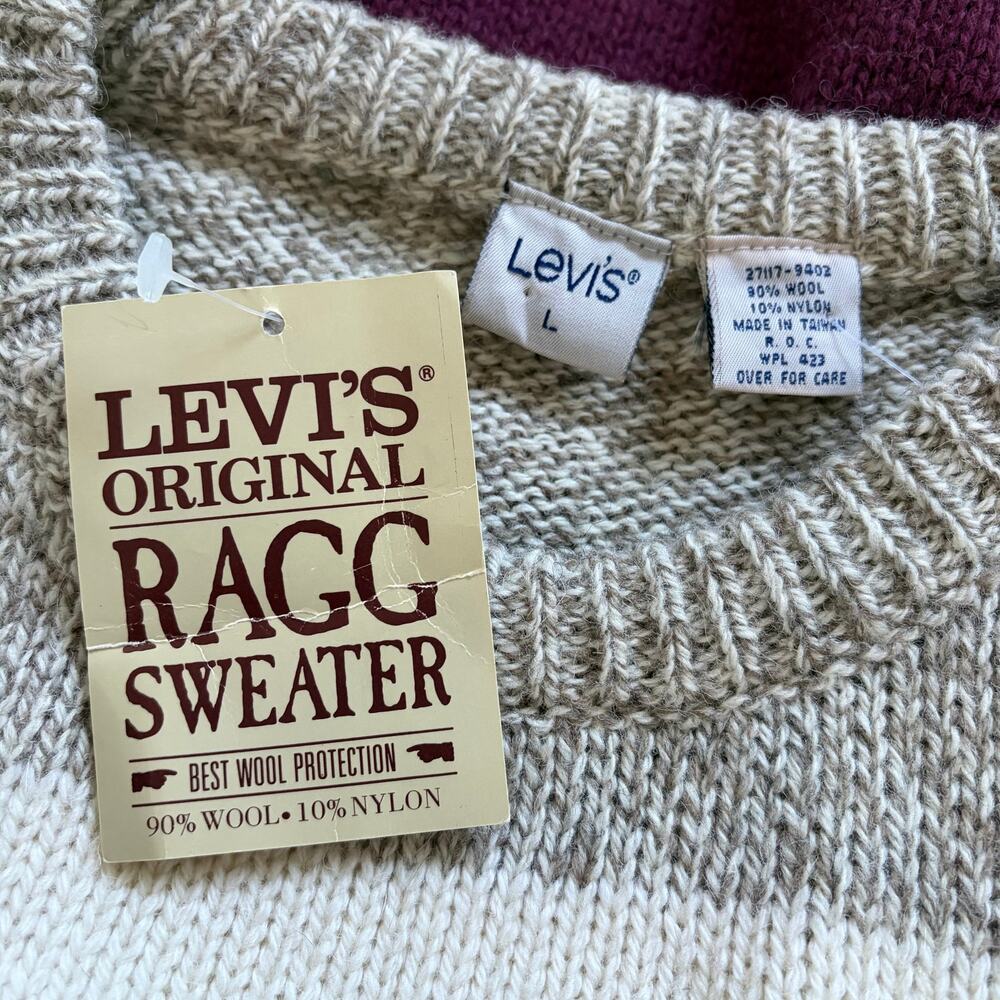 deadstock vintage wool blend sweater - Picture 5 of 5